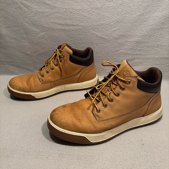 Timberland Chukka Tan Shoes Ankle Boots size 10.5 - Picture 3 of 8
